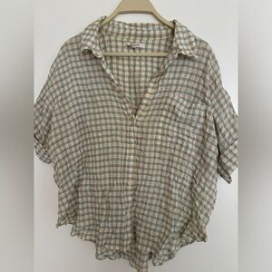 Madewell short sleeve button up